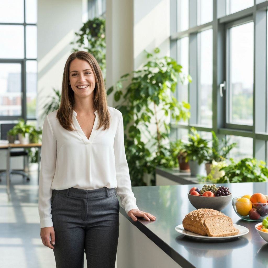 Nutrition consultant providing guidance